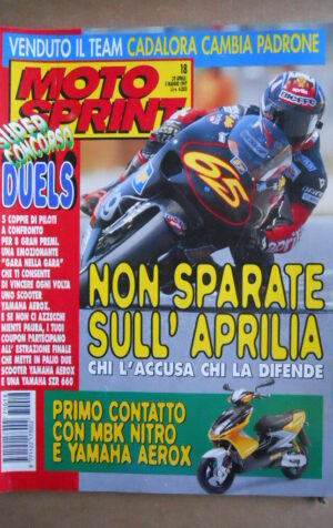 MOTOSPRINT n°18  1997     [Q22] NOVITA BENELLI 491 METZELER ME Z4