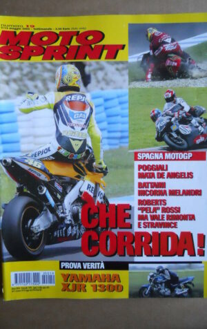 MOTOSPRINT n°19  2002   [Q29]  TEST VERITA' YAMAHA XJR 1300