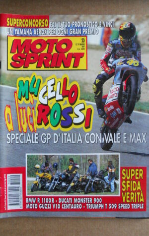 MOTOSPRINT n°20  1997     [Q22] DUCATI MONSTER 900 BMW R 1100 R