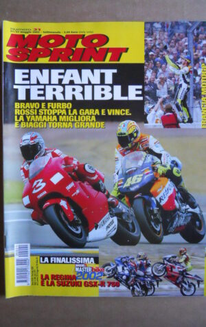 MOTOSPRINT n°21  2002   [Q29]  TEST YAMAHA YZF R-6 SUZUKI GSX-R 750