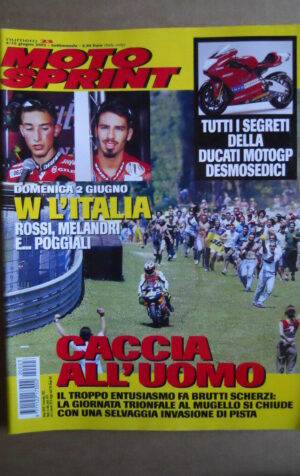 MOTOSPRINT n°23  2002   [Q29] TUTTI I SEGRETI DELLA DUCATI MOTOGP DESMOSEDICI