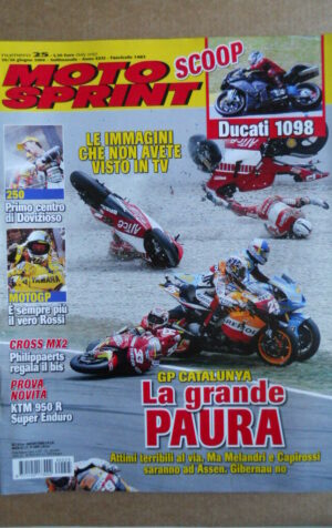 MOTOSPRINT n°25  2006     [Q30] DUCATI 1098  TEST NOVITA' KTM 950 R SUPER ENDURO