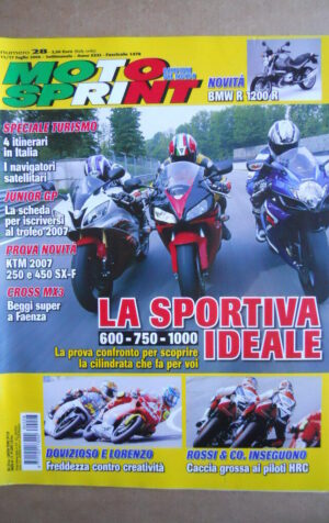 MOTOSPRINT n°28  2006     [Q30] NOVITA BMW R 1200 -  TEST KTM 2007 250 E 450