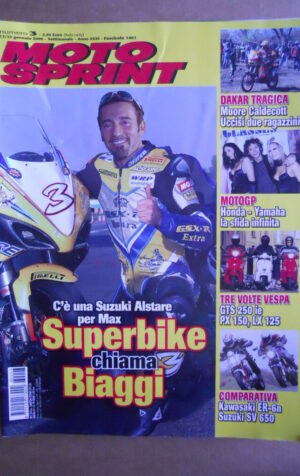 MOTOSPRINT n°3  2006   [Q29]  TEST KAWASAKI ER-6N SUZUKI SV 650