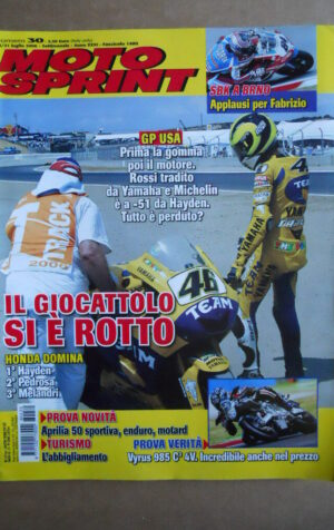 MOTOSPRINT n°30  2006     [Q30]  TEST VYRUS 985 C 4 V