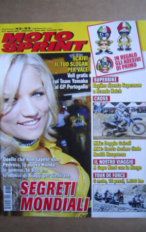 MOTOSPRINT n°32/33  2006     [Q30] CON GLI ADESIVI DI PRIMO