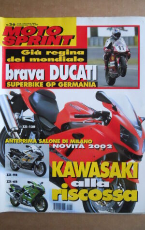 MOTOSPRINT n°36  2001    [Q22]  TEST YAMAHA BULLDOG BT 1100