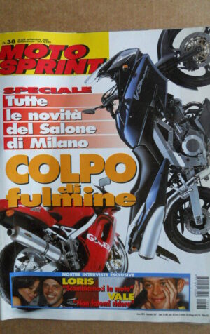 MOTOSPRINT n°38  2001    [Q22] TUTTE LE NOVITA DEL SALONE DI MILANO