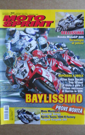 MOTOSPRINT n°40  2006     [Q30] MOTO MORINI 9 1/2 KAWASAKI VERSYS APRILIA TUONO