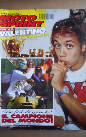 MOTOSPRINT n°42  2001       [Q23] SPECIALE VALENTINO ROSSI