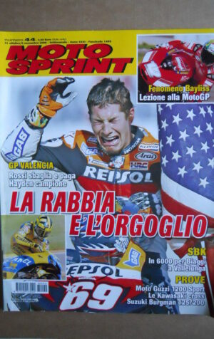 MOTOSPRINT n°44  2006     [Q30]  TEST MOTO GUZZI 1200 SPORT SUZUKI BURGMAN 125 /