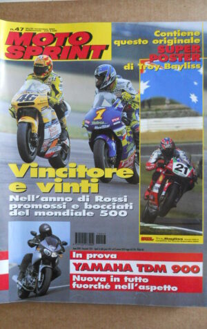 MOTOSPRINT n°47  2001    [Q22]  TEST YAMAHA TDM 900