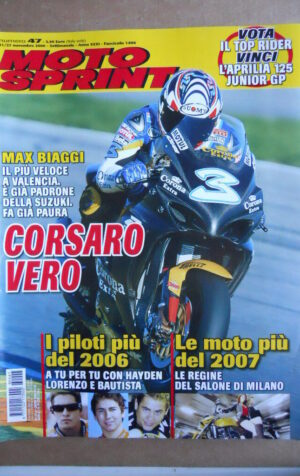 MOTOSPRINT n°47  2006     [Q30] LE REGINE DEL SALONE DI MILANO
