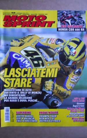 MOTOSPRINT n°48  2006     [Q30] TEST HONDA CBR 600 RR TRIUMPH TIGER