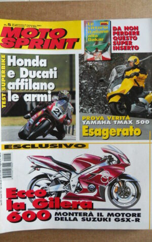 MOTOSPRINT n°5  2001       [Q23] CON INSERTO LE VITTORIE ITALIANE DEL DAKAR