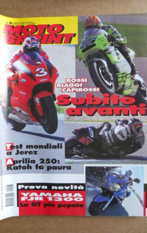MOTOSPRINT n°8  2001       [Q23]  TEST YAMAHA FJR 1300