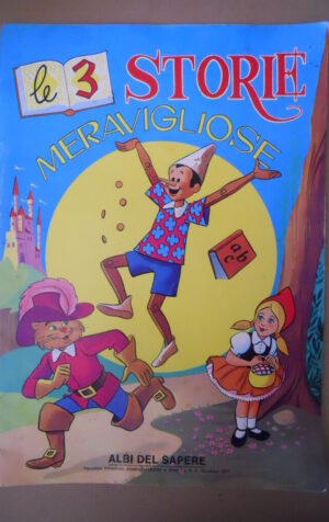 ALBUM Figurine Le 3 Storie Meravigliose Pinocchio 1971 [P27] BUONO