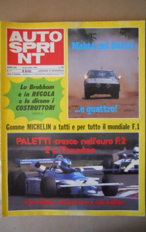 Autosprint n°17 1981 [G586B]