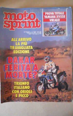 MOTOSPRINT n°3 1988  Test YAMAHA XV535 VIRAGO [MS7]