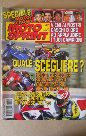 MOTOSPRINT n°49 1997 HONDA CBR 900 RR KAWASAKI ZX-9R  [MS8]