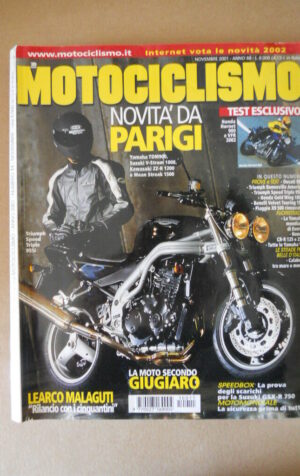 MOTOCICLISMO n°11 2001  Test DUCATI 998 TRIUMPH SPEED TRIPLE [MS7]