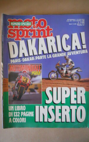 MOTOSPRINT n°51-52 1988 PARIS DAKAR [MS7]