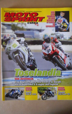 MOTOSPRINT EXTRA SUPPL. n°10 2007  TEST  SUZUKI GSX-R 1000 [MS8]