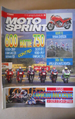 MOTOSPRINT n°29 1991 MOTO 650 CONTRO 750 CC  [MS7]