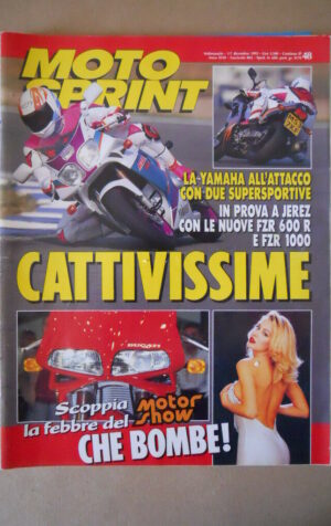 MOTOSPRINT n°48 1993  TEST YAMAHA FZR 600 R FZR 1000  [MS9]