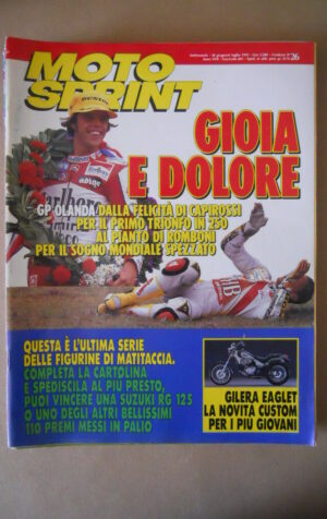 MOTOSPRINT n°26 1993 GP OLANDA LORIS CAPIROSSI  [MS9]