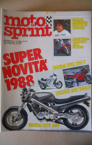 MOTOSPRINT n°41 1987 novita 1988 [MS7]