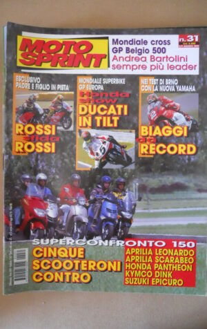 MOTOSPRINT n°31 1999 TEST CONFRONTO SCOOTER  [MS7]