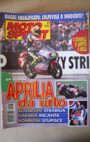 MOTOSPRINT n°27 1997 MAXI POSTER ALEX BARROS  [MS8]