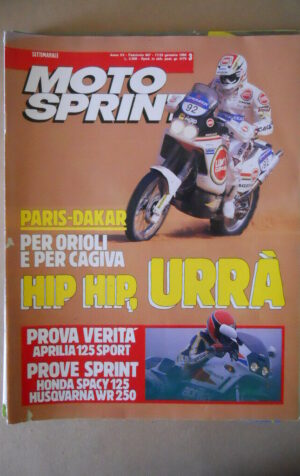 MOTOSPRINT n°3 1990  TEST APRILIA 125 SPORT HONDA SPACY 125   [MS9]
