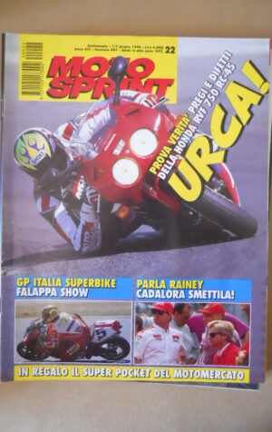 MOTOSPRINT n°22 1994 CON INSERTO MOTOMERCATO  [MS9]