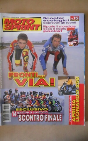 MOTOSPRINT n°15 1999 VALENTINO ROSSI LORIS CAPIROSSI  [MS9]