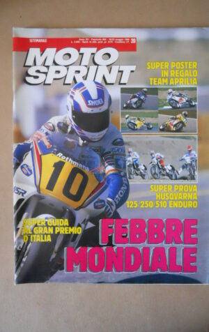 MOTOSPRINT n°20 1990 SUPER PROVA HUSQVARNA 125 250 510 ENDURO [MS9]