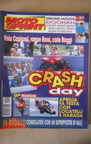 MOTOSPRINT n°21 1999 DOOHAN VALENTINO ROSSI CAPIROSSI  [MS9]