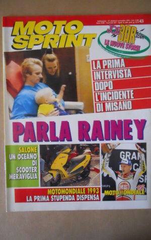 MOTOSPRINT n°43 1993  TEST  HONDA VFR 750 F  [MS9]