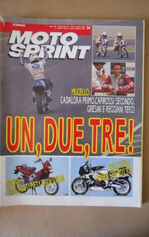 MOTOSPRINT n°34 1991  TEST MALAGUTI FIFTY EVOLUTION  [MS9]