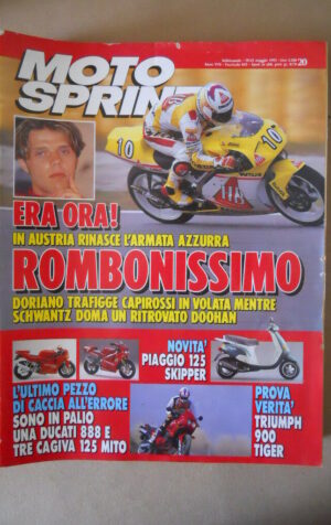MOTOSPRINT n°20 1993  TEST TRIUMPH 900 TIGER  [MS9]