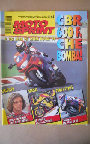 MOTOSPRINT n°43 1994  TEST YAMAHA FZR 1000 EX UP  [MS9]