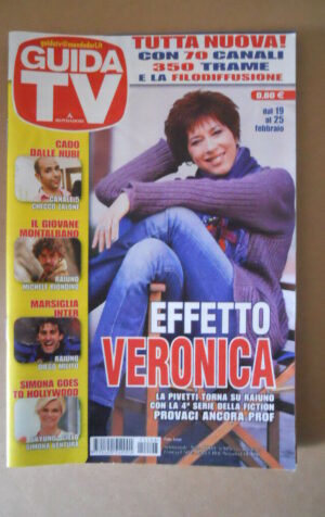 GUIDA TV n°8  2012 [G764] VERONICA PIVETTI