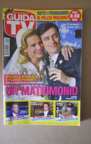 GUIDA TV n°52  2013 [G764] MICAELA RAMAZZOTTI FLAVIO PARENTI