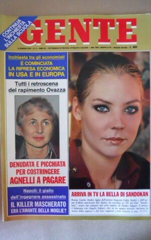 GENTE n°3 1976 Carole André Elsa Martinelli Romina Power [G769-1]