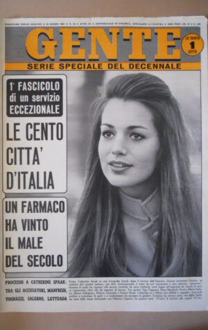 GENTE n°12 1967 Catherine Spaak Antoine Mireille Dare Speciale ROMA [G744]