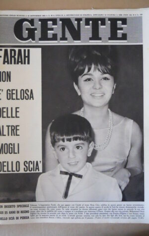 GENTE n°38 1965 Farah Diba Henry Fonda Amedeo D'Aosta Tony Curtis  [G502]