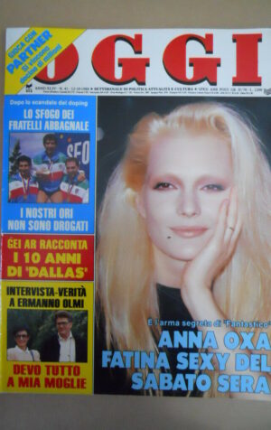 OGGI n°41 1988 Anna Oxa Montesano Sandro Pertini Jerry Calà  [G769]