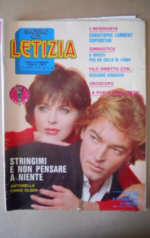 LETIZIA 483 1986 Rivista di Fotoromanzo edizioni LANCIO [G790]