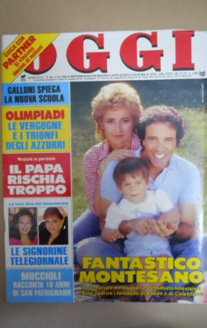 OGGI n°40 1988 Montesano Ernesto Calindri Maria Josè di Savoia  [G769]